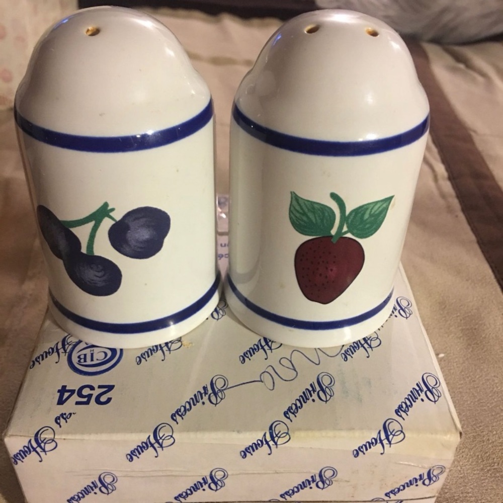 Salt & Pepper Set Orchard Medley by PRINCESS HOUSE